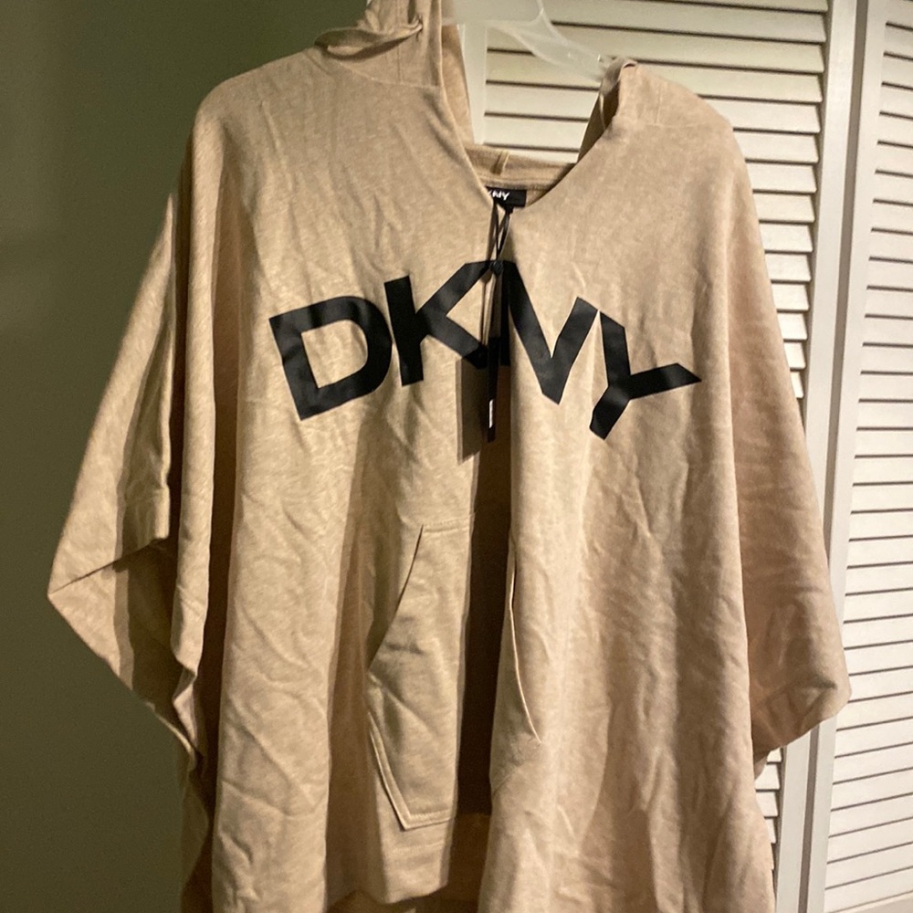 DKNY brand new with tags oversized poncho shirt
